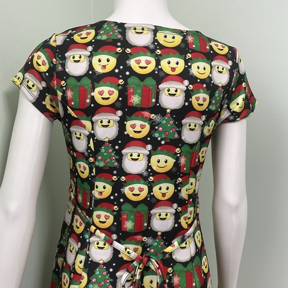 Justice Christmas Emoji Dress size 18 - Picture 6 of 7
